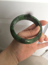 Load image into Gallery viewer, 60.5mm 100% natural green/red/black Epidote (红绿宝)bangle CB62
