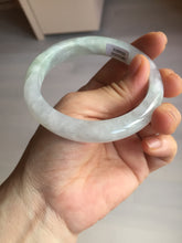 Load image into Gallery viewer, 59mm Certified Type A 100% Natural icy watery green purple Jadeite Jade bangle BQ48-6803
