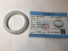 Load image into Gallery viewer, 58mm Certificate icy waterly light purple white orange jadeite jade bangle BF134-2650
