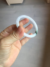 Load image into Gallery viewer, 49.5mm Certified Type A 100% Natural icy watery light green purple Jadeite Jade bangle PA73-6337

