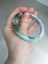 Load image into Gallery viewer, 58mm 100% natural type A certified dark green/purple jadeite jade bangle B120-3024
