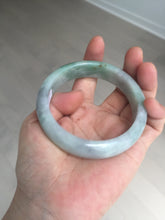 Load image into Gallery viewer, 60.2mm certified type A 100% Natural green/black/red chubby Jadeite Jade bangle B119-9123
