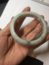 Load image into Gallery viewer, 56.8mm certified Type A 100% Natural sunny green light green Jadeite Jade bangle D140-4008
