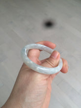 Load image into Gallery viewer, 50mm Certified Type A 100% Natural icy white/yellow Jadeite Jade bangle AH73-7285
