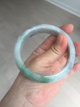 Load image into Gallery viewer, 60.2mm certified type A 100% Natural green/black/red chubby Jadeite Jade bangle B119-9123
