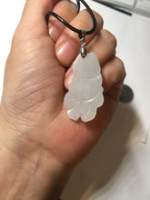 Load image into Gallery viewer, 100% Natural clear sunny green gray  jadeite jade golden fish Pendant group BP109
