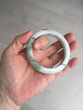 Load image into Gallery viewer, 54mm Certified 100% natural Type A sunny green/white  jadeite jade bangle BK97-0352
