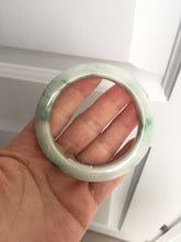 Load image into Gallery viewer, 54mm Certified 100% natural Type A sunny green/white  jadeite jade bangle BK97-0352
