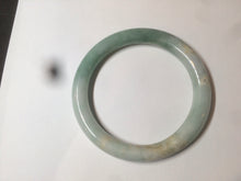 Load image into Gallery viewer, 58mm certified 100% natural type A green round cut jadeite jade bangle AY8-6177
