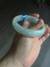 Load image into Gallery viewer, 56mm certified 100% natural icy watery sunny green purple jadeite jade bangle BN57-06970
