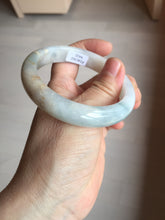 Load image into Gallery viewer, 56.4mm certificated Type A 100% Natural light green/blue/brown Jadeite Jade bangle BL119-9432
