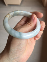 Load image into Gallery viewer, 56.4mm certificated Type A 100% Natural light green/blue/brown Jadeite Jade bangle BL119-9432
