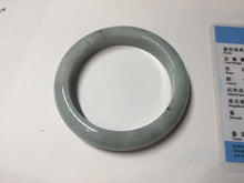 Load image into Gallery viewer, 57.5mm certified Type A 100% Natural light green/purple/black Jadeite Jade bangle BM104-5273
