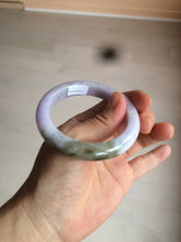 Load image into Gallery viewer, 51.4mm Certified 100% natural Type A green/brown/purple jadeite jade bangle AR86-5212
