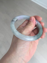 Load image into Gallery viewer, 57.1mm certified 100% natural icy watery oily dark green purple jadeite jade bangle BH90-9116
