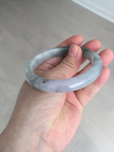 Load image into Gallery viewer, 57.1mm certified 100% natural icy watery oily dark green purple jadeite jade bangle BH90-9116
