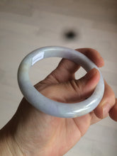 Load image into Gallery viewer, 56.9mm Certified type A 100%  Natural white/light purple Jadeite bangle AC76-0322
