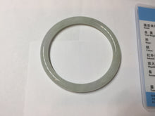 Load image into Gallery viewer, 52.1mm certified Type A 100% Natural icy green/orange slim round cut Jadeite Jade bangle PB101-9133
