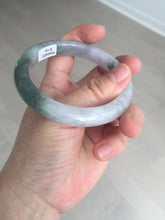 Load image into Gallery viewer, 57.1mm certified 100% natural icy watery oily dark green purple jadeite jade bangle BH90-9116
