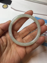 Load image into Gallery viewer, 52.1mm certified Type A 100% Natural icy green/orange slim round cut Jadeite Jade bangle PB101-9133
