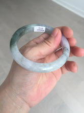 Load image into Gallery viewer, 57.1mm certified 100% natural icy watery oily dark green purple jadeite jade bangle BH90-9116
