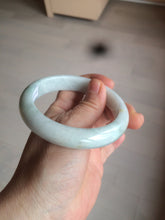 Load image into Gallery viewer, 58.4mm certificated Type A 100% Natural light green white Jadeite Jade bangle AF90-2939
