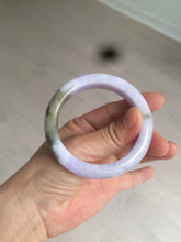 Load image into Gallery viewer, 51.4mm Certified 100% natural Type A green/brown/purple jadeite jade bangle AR86-5212
