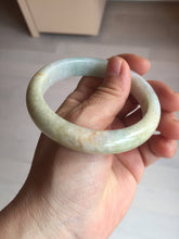 Load image into Gallery viewer, 58mm Certificate 100% natural type A light green yellow brown jadeite jade bangle D159-5351
