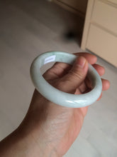 Load image into Gallery viewer, 58.4mm certificated Type A 100% Natural light green white Jadeite Jade bangle AF90-2939
