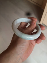 Load image into Gallery viewer, 58.4mm certificated Type A 100% Natural light green white Jadeite Jade bangle AF90-2939
