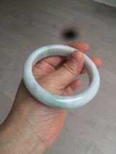 Load image into Gallery viewer, 58.4mm certificated Type A 100% Natural light green white Jadeite Jade bangle AF90-2939
