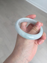 Load image into Gallery viewer, 57.5mm Certified 100% natural Type A light green white jadeite jade bangle B116-5269
