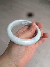 Load image into Gallery viewer, 58.4mm certificated Type A 100% Natural light green white Jadeite Jade bangle AF90-2939
