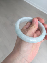 Load image into Gallery viewer, 57.5mm Certified 100% natural Type A light green white jadeite jade bangle B116-5269
