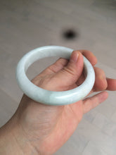 Load image into Gallery viewer, 58.4mm certificated Type A 100% Natural light green white Jadeite Jade bangle AF90-2939
