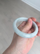 Load image into Gallery viewer, 57.5mm Certified 100% natural Type A light green white jadeite jade bangle B116-5269
