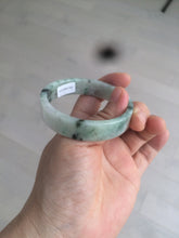 Load image into Gallery viewer, 51.7mm Certified type A 100% Natural sunny green/purple square Jadeite Jade  bangle AZ59-7279
