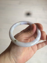 Load image into Gallery viewer, 59mm Certified type A 100%  Natural white/light purple Jadeite bangle AC75-0312
