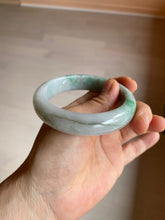 Load image into Gallery viewer, 56.4mm certificated Type A 100% Natural sunny green Jadeite Jade bangle Z129-2352
