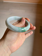 Load image into Gallery viewer, 56.4mm certificated Type A 100% Natural sunny green Jadeite Jade bangle Z129-2352
