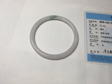 Load image into Gallery viewer, 50mm Type A 100% Natural dark green/gray oval Jadeite Jade bangle BL118-9426
