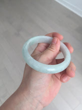 Load image into Gallery viewer, 58.8mm Certified Type A 100% Natural icy watery green white Jadeite Jade bangle BH86-9115
