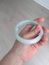 Load image into Gallery viewer, 58.8mm Certified Type A 100% Natural icy watery green white Jadeite Jade bangle BH86-9115
