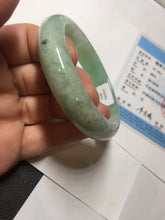 Load image into Gallery viewer, 52.9mm certified 100% natural Type A sunny green  jadeite jade bangle PB163-4653
