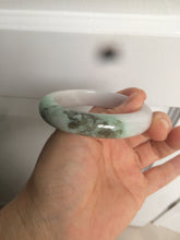 Load image into Gallery viewer, 54.5mm Certified 100% natural Type A sunny green/purple/white jadeite jade bangle Z136-2809
