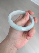 Load image into Gallery viewer, 58.8mm Certified Type A 100% Natural icy watery green white Jadeite Jade bangle BH86-9115
