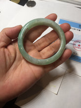 Load image into Gallery viewer, 52.9mm certified 100% natural Type A sunny green  jadeite jade bangle PB163-4653
