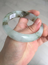 Load image into Gallery viewer, 57mm Certified type A 100% Natural icy watery light green brown The illusionary world Jadeite bangle BL116-9434
