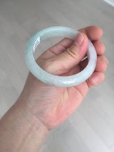 Load image into Gallery viewer, 54.5mm certified 100% natural icy watery green red jadeite jade bangle BH85-9113
