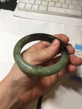 Load image into Gallery viewer, 58.5mm Certified 100% natural Type A dark green/black/brown jadeite bangle PD33-9778

